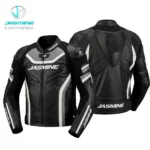 Monochrome Racing Leather Jacket