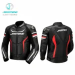 Carbon Red Racing Leather Jacket