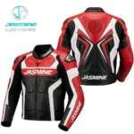 Crimson Crest Racing Leather Jacket