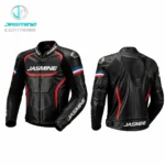 Night Circuit Racing Leather Jacket