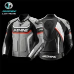 Graphite Racing Leather Jacket