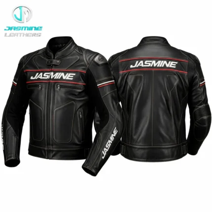 Shadow Red Racing Leather Jacket