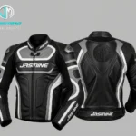 Platinum Racing Leather Jacket