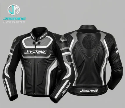 Platinum Racing Leather Jacket