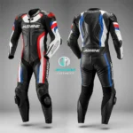 Apex Tricolour Racing Leather Suit