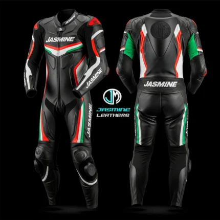 Tricolore Stealth Racing Leather Suit