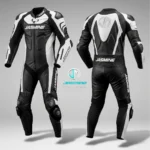 Monochrome Racing Leather Suit
