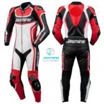 Summit Red Racing Leather Suit