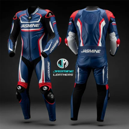 Midnight Velocity Racing Leather Suit