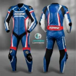 Azure Racing Leather Suit