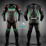 Emerald Stealth Racing Leather Suit