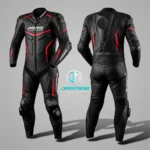 Shadow Red Racing Leather Suit