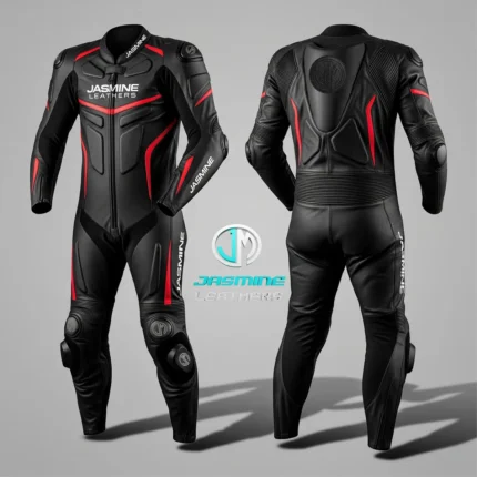 Shadow Red Racing Leather Suit